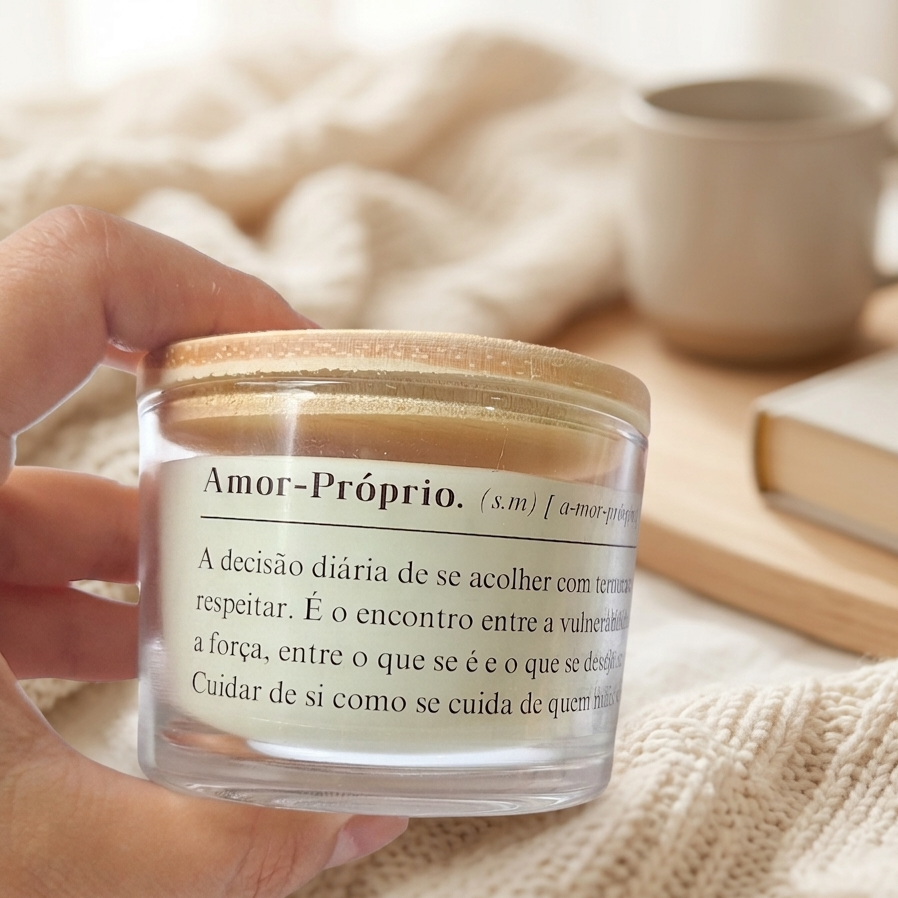 Vela aromática lembrancinha para Madrinha de Crisma