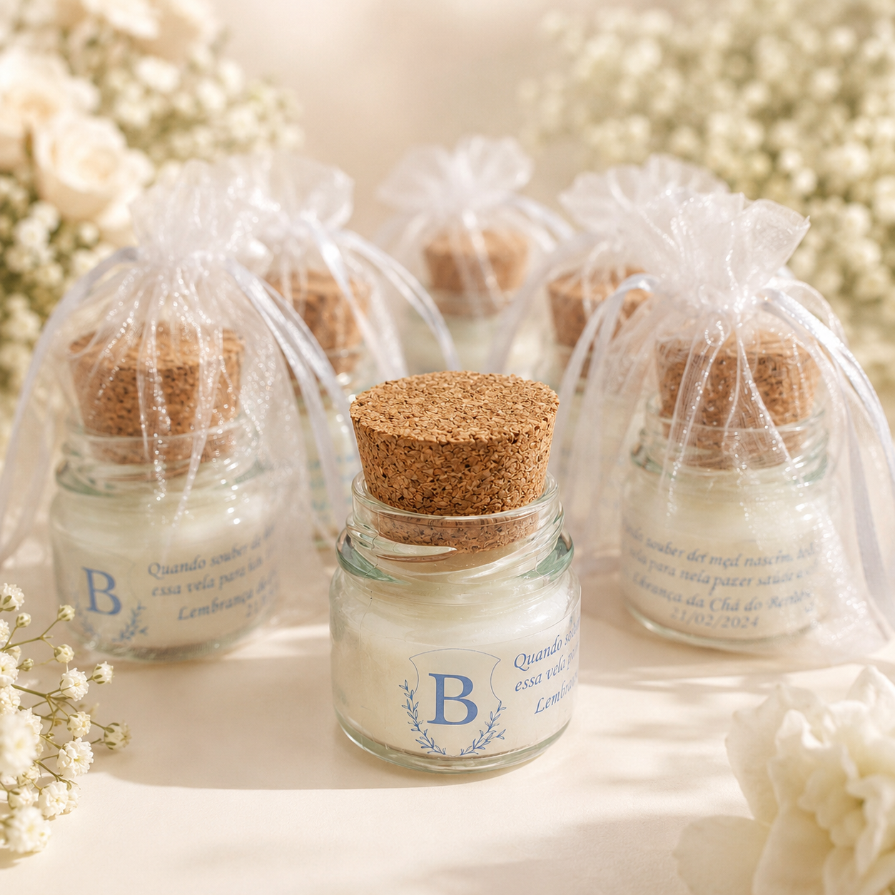 foto lembrancinha vela personalizada